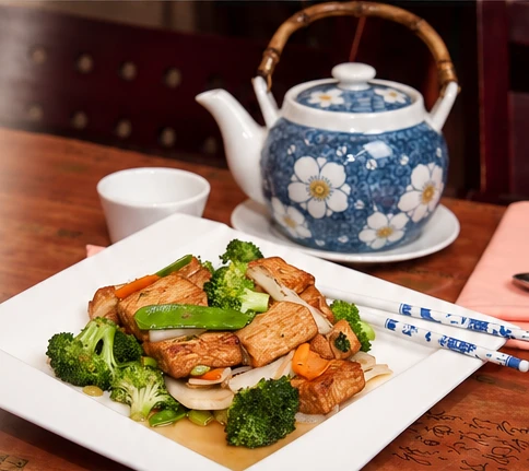 Food and tea from the T.S. Ma approved design concept